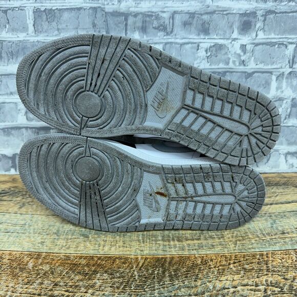 Nike‎ Air Jordan 1 Low Shadow Light Smoke Grey Toe 553558-039 Mens Size 8.5 Rare - Picture 11 of 11